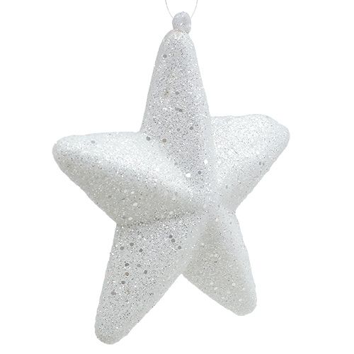 Product Decorative star white to hang 20cm