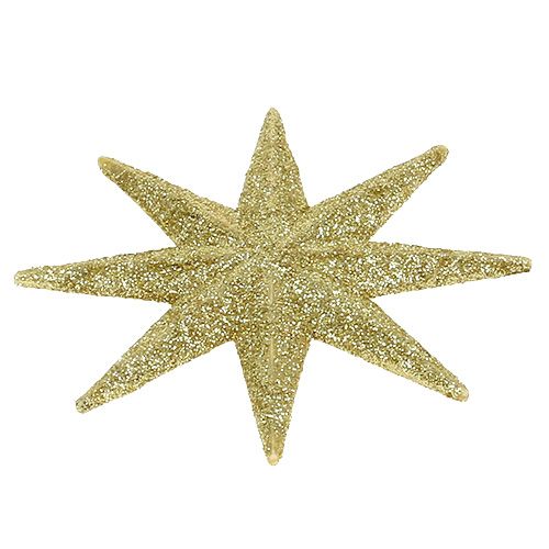 Floristik24 Decorative stars gold Ø5cm 20 pcs