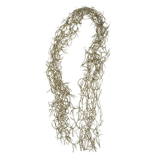 Deco strand Tillandsia gold 100cm 10pcs