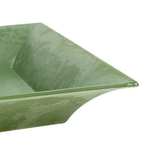 Floristik24 Decorative tray green 28cm x 12cm