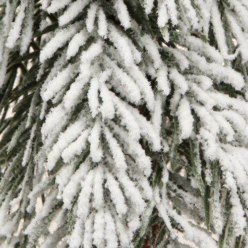 Floristik24 Decorative Christmas tree artificially snowed on base 30cm 2pcs