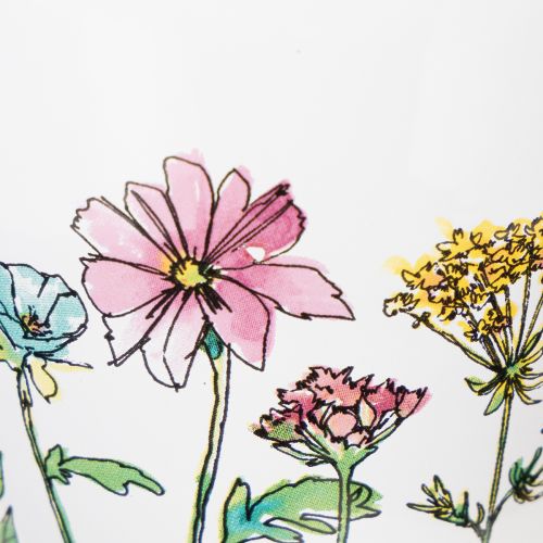 Decorative cup, enamelled plant pot, Ø11cm H8cm | Floristik24.ie