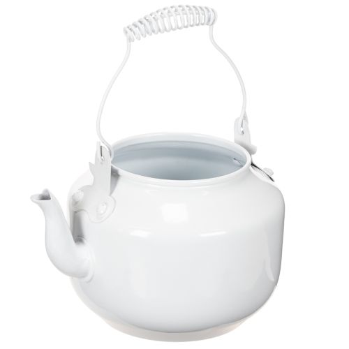 Decorative metal teapot with vintage look for flower arrangements buy online | Floristik24.ie