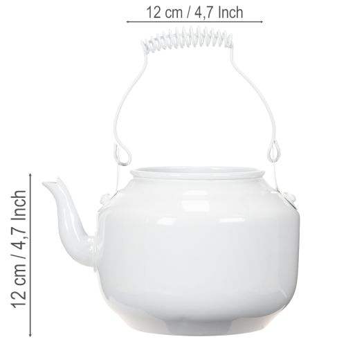 Decorative metal teapot with vintage look for flower arrangements | Floristik24.ie
