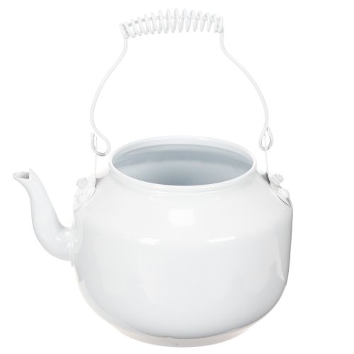 Decorative metal teapot with vintage look for flower arrangements | Floristik24.ie