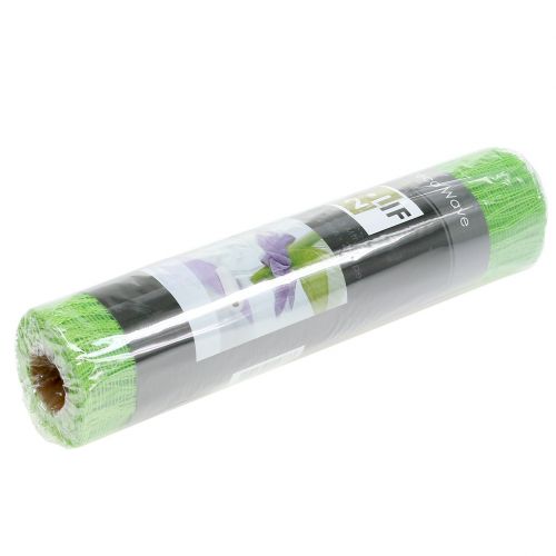 Floristik24 Decorative table hinge fabric apple green 26cm x 300cm