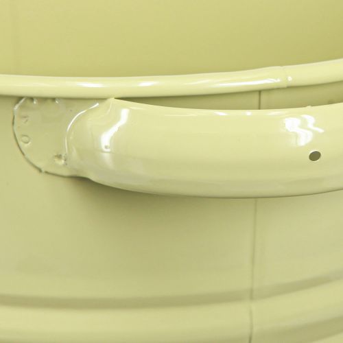 Product Decorative Pot Metal Green-Yellow Flower Pot 31x26x21.5cm