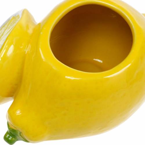 Floristik24 Decorative pot lemon vase citrus fruit ceramic summer decoration
