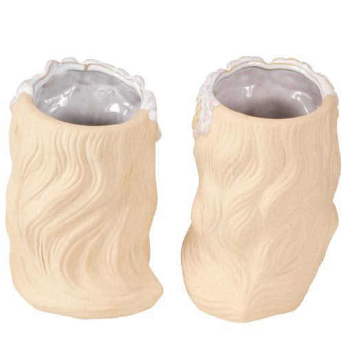 Product Decorative vase ceramic planter girl Ø7.5cm H16cm 2pcs