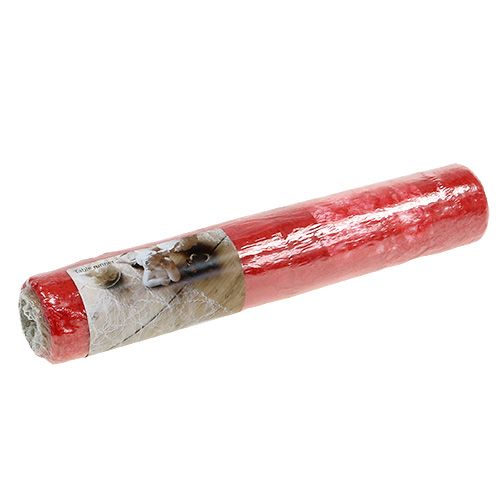 Floristik24 Deco fleece table tape red 30cm 5m