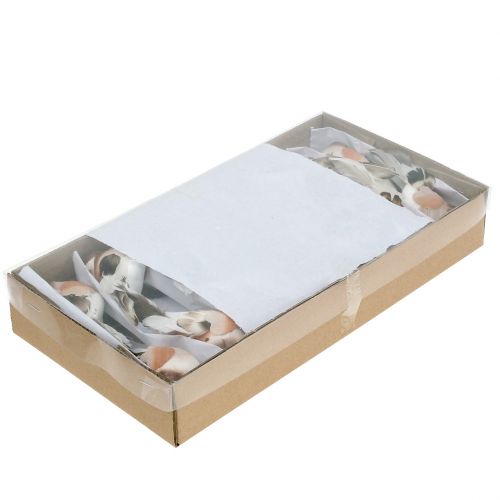 Floristik24 Decorative bird to stick brown 10cm 12pcs