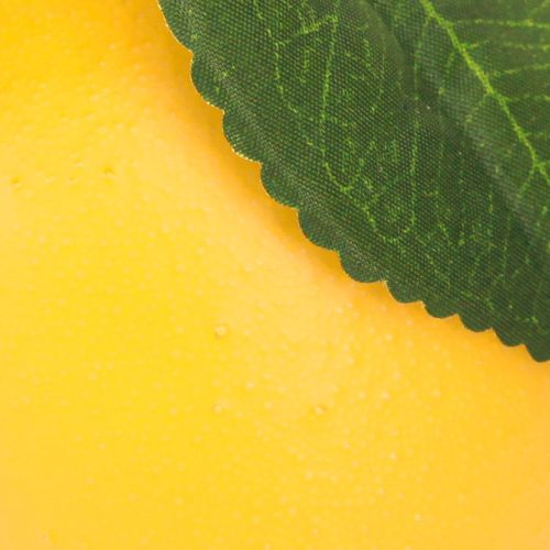 Product Decorative lemon branch 16cm, artificial fruits 3pcs