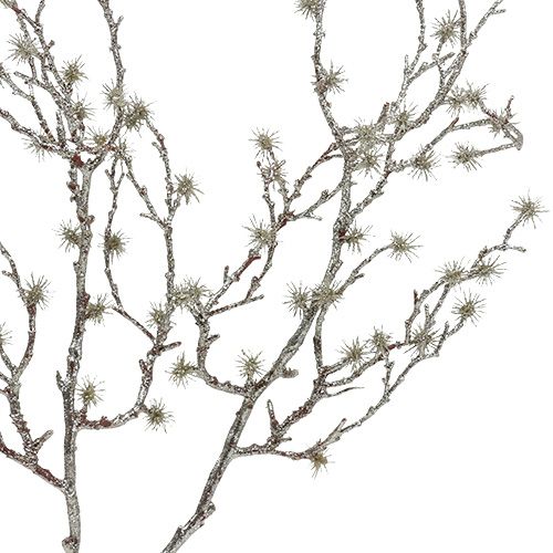 Floristik24 Decorative branch 75cm with mica 3pcs