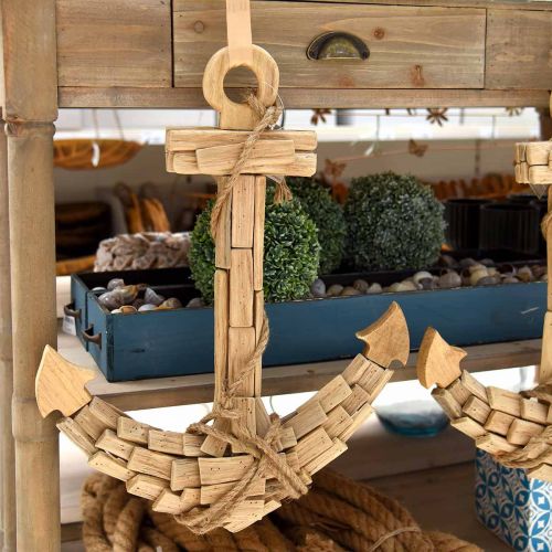 Product Decorative anchor wood H52cm