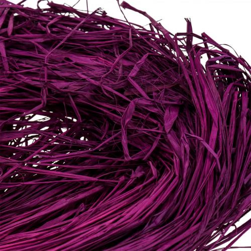 Product Decorative Bast for Crafting Natural Bast Raffia Violet 300g