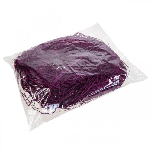 Product Decorative Bast for Crafting Natural Bast Raffia Violet 300g