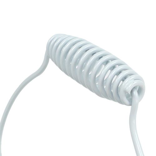 Floristik24 Decorative bucket white with grooves Ø21cm H19cm 1p