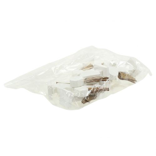 Floristik24 Decorative angel white with gold wings 8.5cm 8pcs