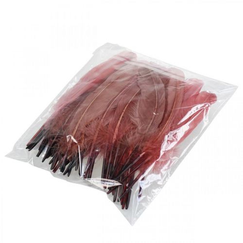Product Decorative Feathers for Crafting Old Pink Real Bird Feathers 20g