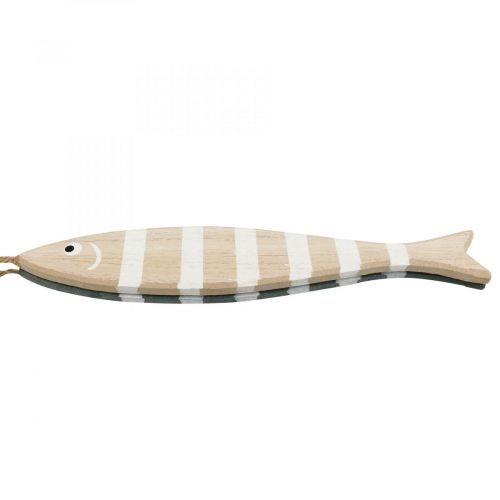 Floristik24 Deco fish to hang up, wooden fish deco L29cm 2pcs