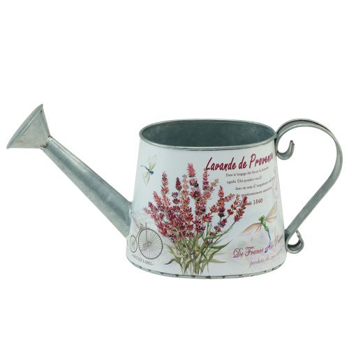 Product Decorative metal watering can, lavender, retro garden design, 30×11×14.5cm