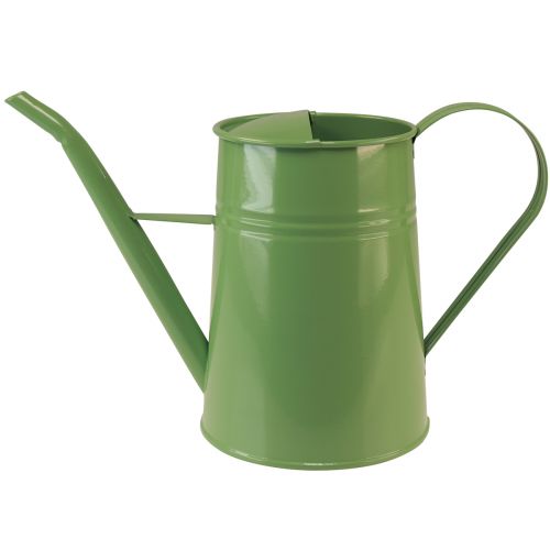 Product Vintage metal indoor watering can, mint green, 1.7L; decorative vase, retro design, H23cm