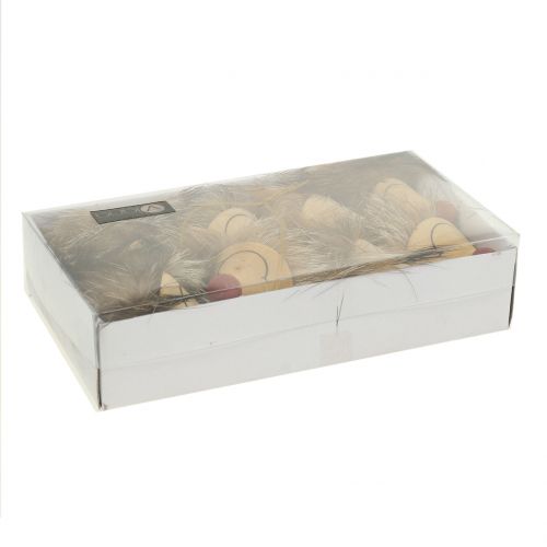 Floristik24 Decorative hanging hedgehog with fur 6.5cm 8 pcs