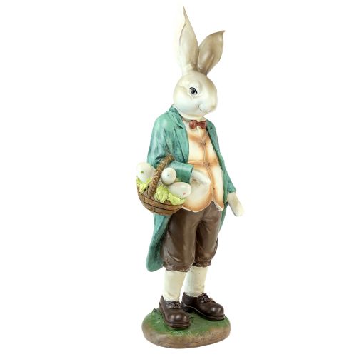 Floristik24 Decoration rabbit bunny man basket Easter eggs decoration figure H39cm