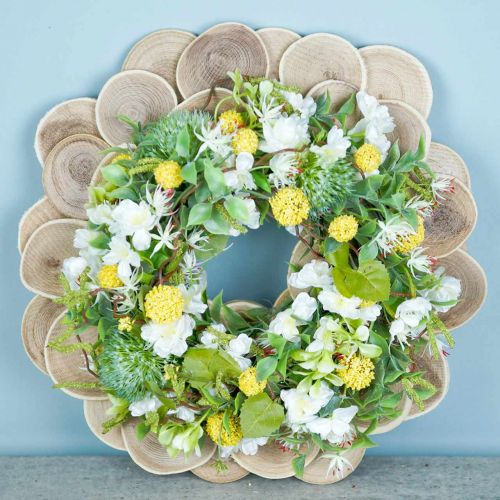 Floristik24 Decorative wooden discs oval natural disc Ø4-7cm wooden decoration 400g