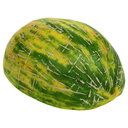 Product Decorative honeydew melon halved orange, green 13cm