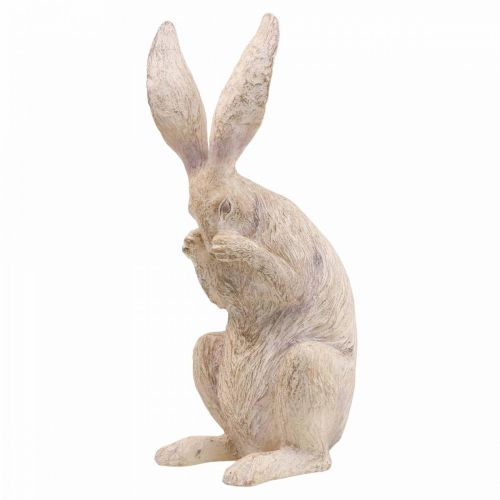 Floristik24 Deco rabbit sitting deco figures rabbit pair H37cm 2pcs