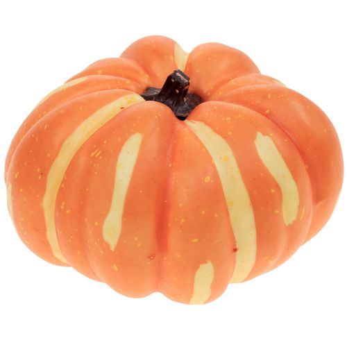 Floristik24 Halloween Pumpkin Decoration, Autumn Decoration Table Orange 12.5cm H7cm 4pcs