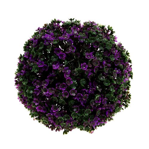 Floristik24 Decorative ball purple made of flowers plant ball artificial Ø15cm 1pc