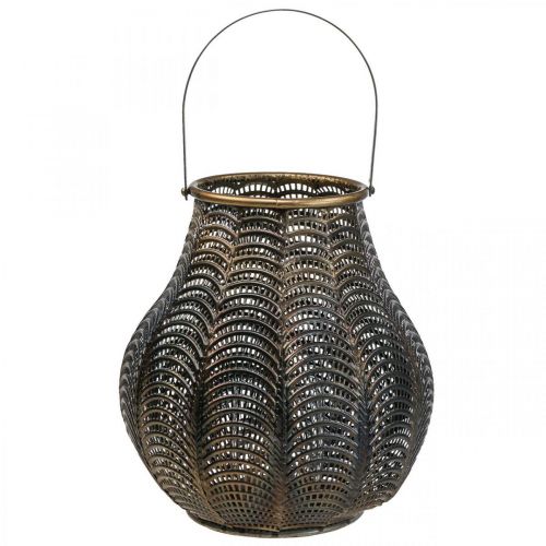 Floristik24 Decorative Lantern Lantern Candle Holder Metal Ø26cm H40.5cm
