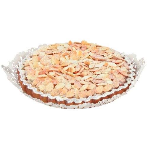Product Decorative almond cake for shop windows &amp; bakeries, deceptively realistic, fake cake, 19cm