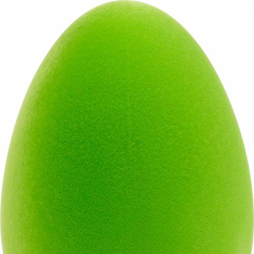 Product Easter egg flocked H25cm Colored eggs Easter decoration