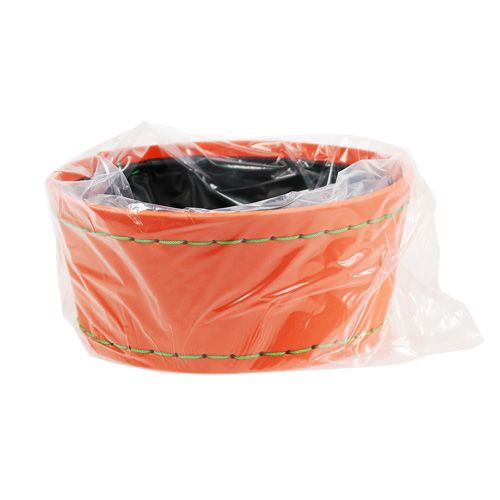 Floristik24 Decorative bowl orange Ø20cm H9cm, 1p