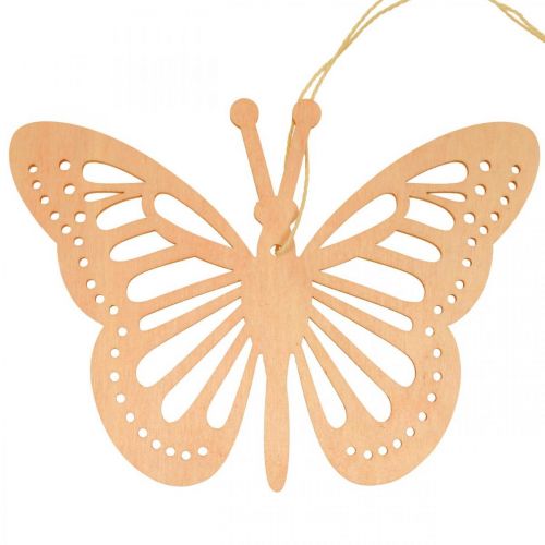 Product Decorative Butterflies Decoration Hanger Orange/Pink/Yellow 12cm 12 Pcs
