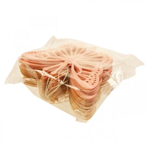 Product Decorative Butterflies Decoration Hanger Orange/Pink/Yellow 12cm 12 Pcs