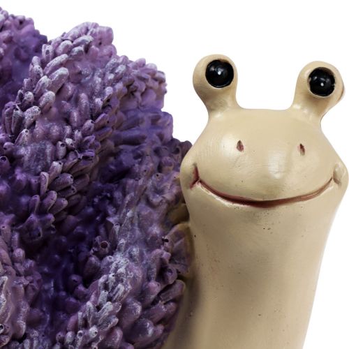 Product Decorative snails decorative figures purple beige lavender 12cm 2pcs