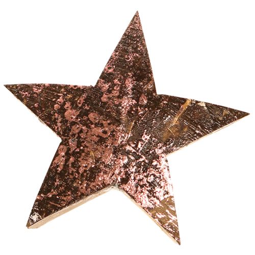 Floristik24 Decorative Star Christmas Star Coconut Pink Metallic 5cm 50 Pcs