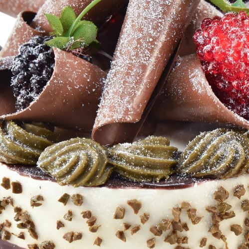 Floristik24 Decorative cake chocolate artificial cake dummy Ø10cm