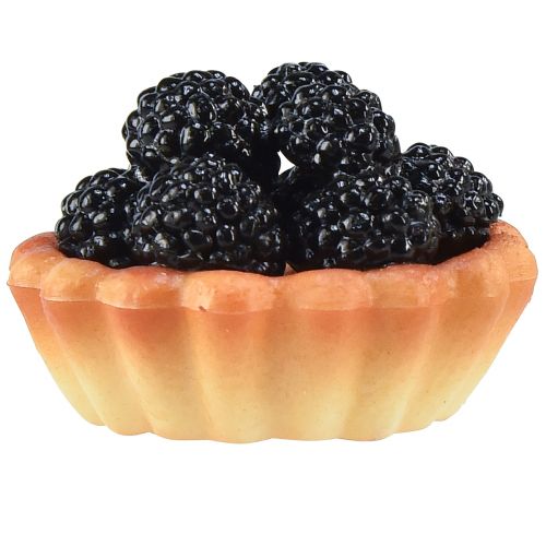 Product Decorative mini cakes with fruit, 6cm, artificial cake replicas for shop windows and displays, set of 4