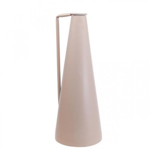Product Decorative vase metal decorative jug pink conical 15x14.5x38cm