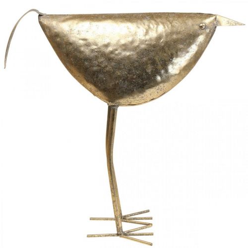 Floristik24 Deco bird Deco figure bird gold metal decoration 46×16×39cm