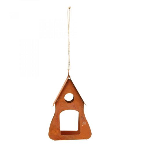Decorative bird house for hanging, bird house grate decoration 17.5 cm