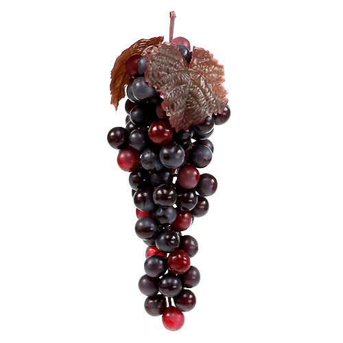 Floristik24 Decorative grapes dark red 22cm