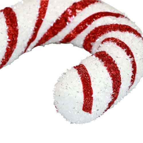 Product Decoration Candy Cane Christmas Window Decoration Red White Striped H51,5cm
