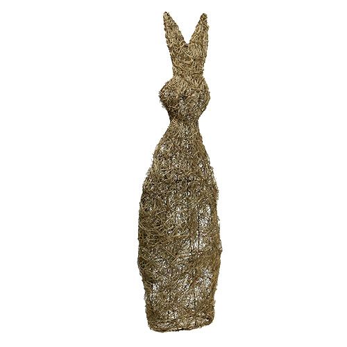 Product Decorative bunny from vine nature 80cm 1p
