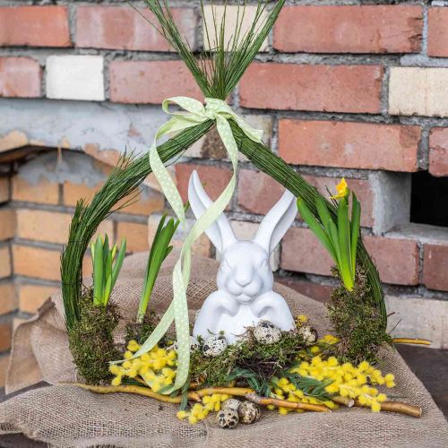 Floristik24 Deco rabbit white, bust rabbit head, ceramic H21cm